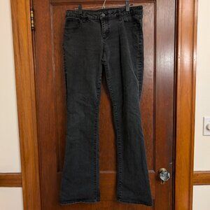 GUC Kut from the Kloth Faded Black Baby Bootcut Jeans